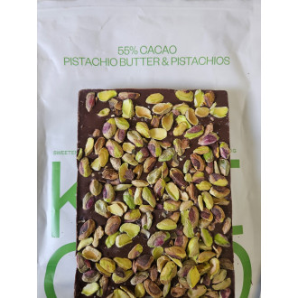 Obří 55% krémová pistácie (bez cukru/vegan) - KAICAO 500g