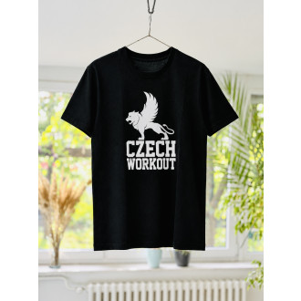 CZECH WORKOUT tričko - černá