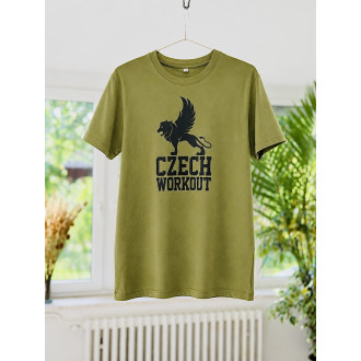 CZECH WORKOUT tričko - zelená