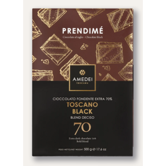 Obří 70% Prendimé TOSCANO BLACK - Amedei 500g