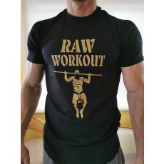 RAW Workout thorn+fit tričko (NEW) - zlato-černá